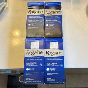 Rogaine LOT FOR MEN 4 MONTH SUPPLY REGROW REGROWTH BALDING NO BALD HAIR
